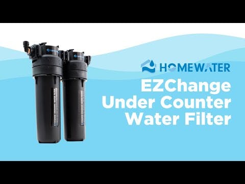 HomeWater EZChange 2-Stage Under Counter Under Sink Water Filter