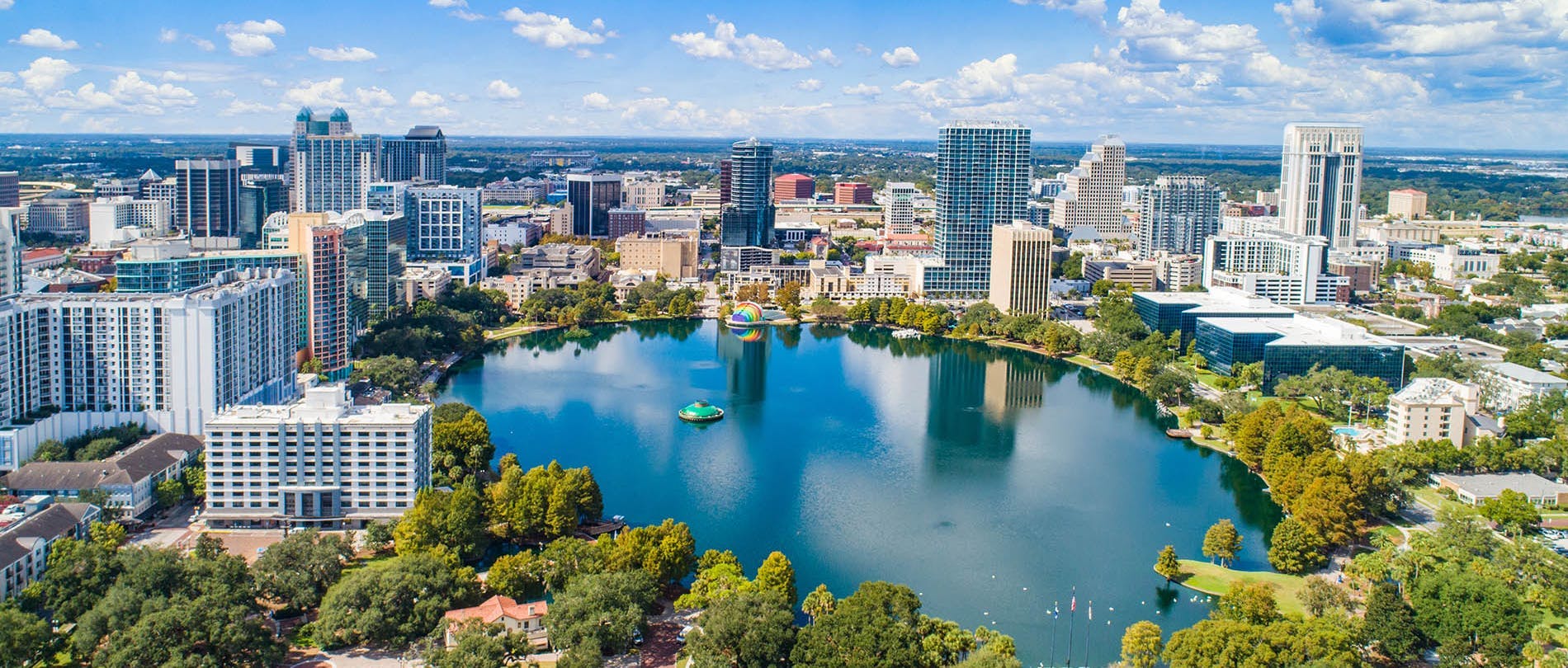 Orlando Water Quality Sky View of Orlando Florida